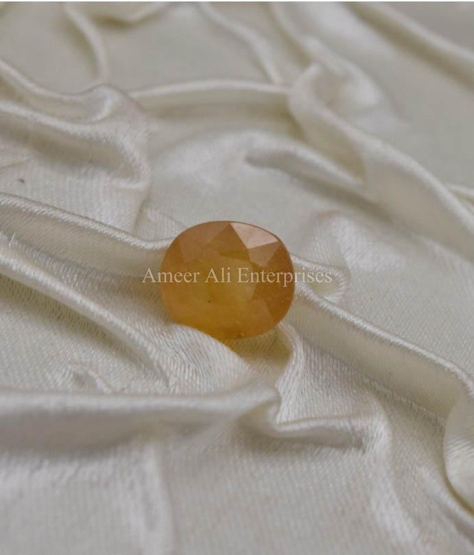 AAE 1320 Yellow Sapphire (Pukhraj) - AmeerAliEnterprises
