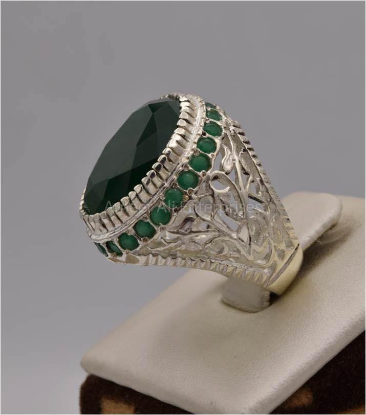 AAE 2485 Chandi Ring 925, Stone: Zircon - AmeerAliEnterprises