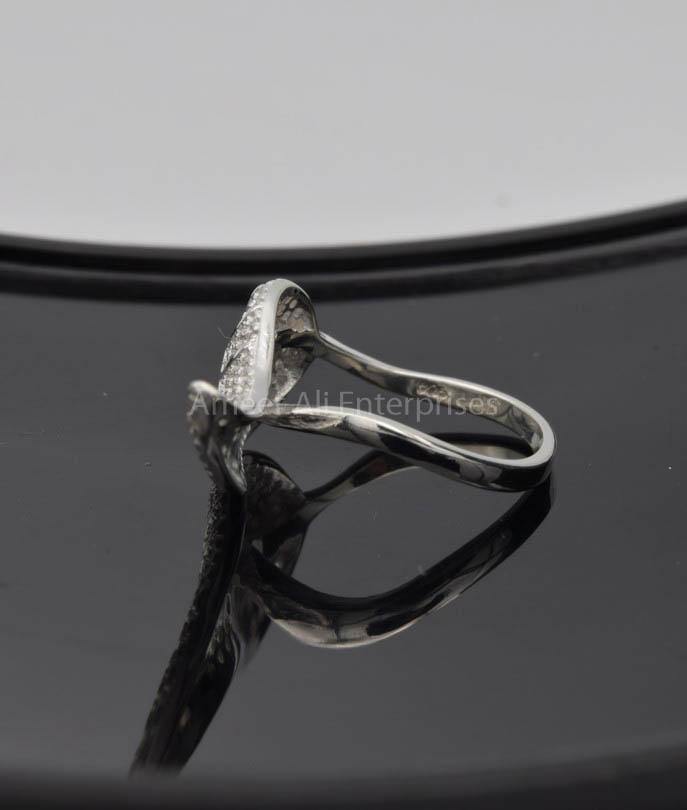 AAE 7413 Chandi Ring 925, Stone: Zircon - AmeerAliEnterprises