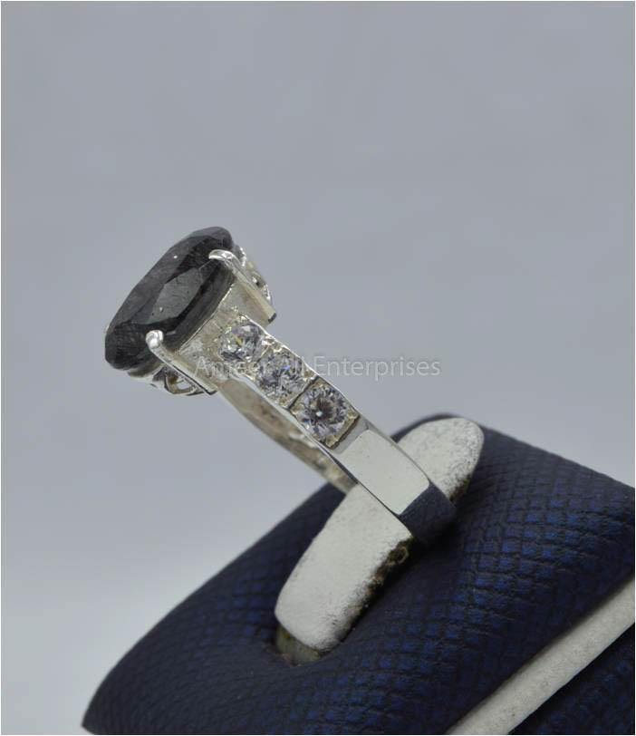 AAE 5816 Chandi Ring 925, Stone: Moh e Najaf - AmeerAliEnterprises