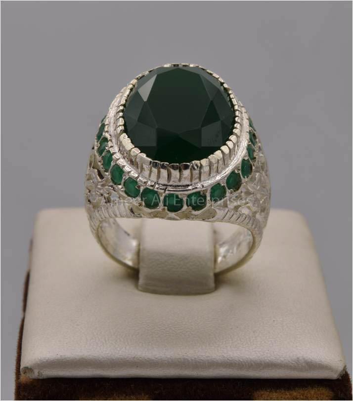 AAE 2485 Chandi Ring 925, Stone: Zircon - AmeerAliEnterprises