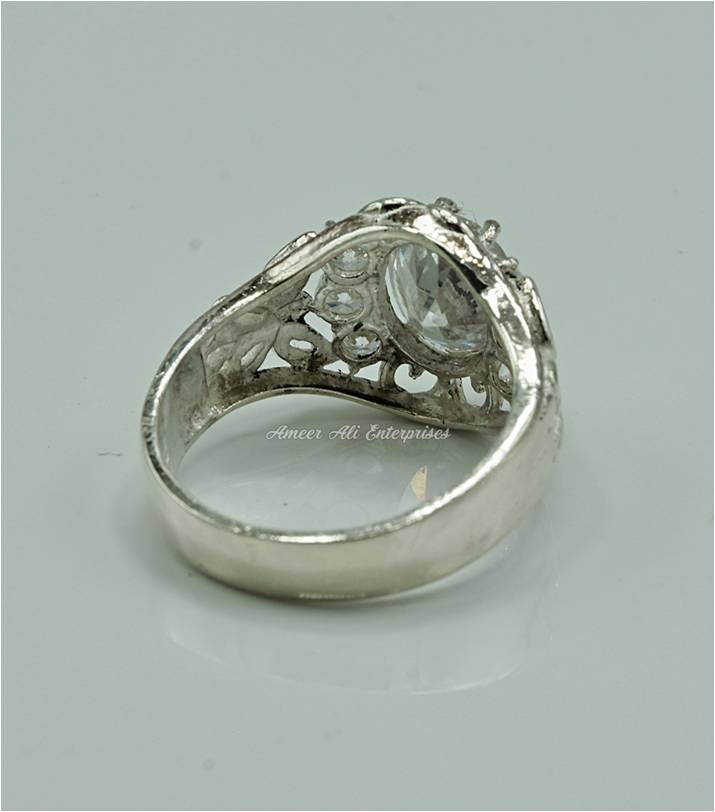 AAE 6907 Chandi Ring 925, Stone: Zircon