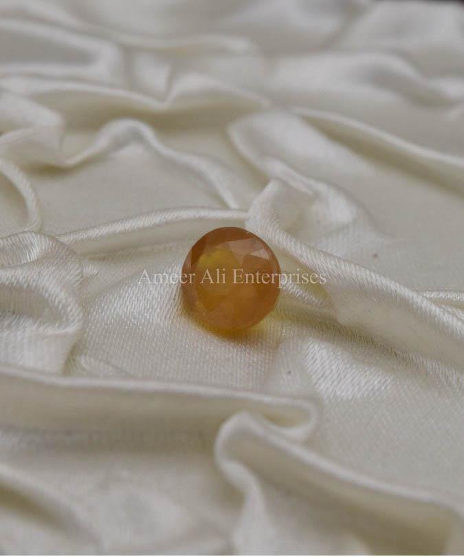 AAE 1321 Yellow Sapphire (Pukhraj) - AmeerAliEnterprises