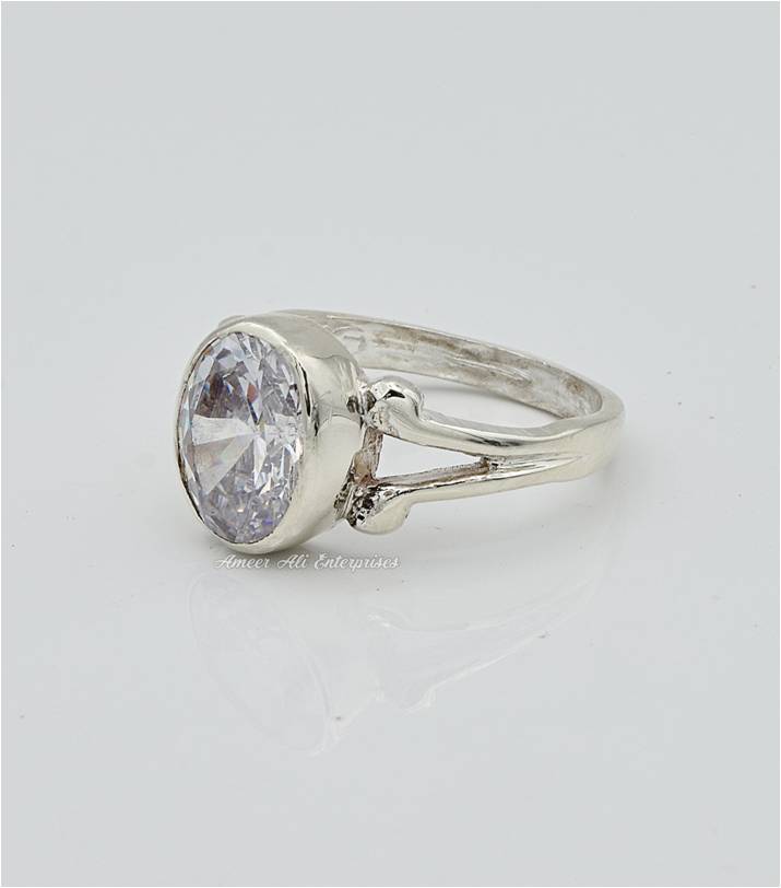 AAE 6615 Chandi Ring 925, Stone: Zircon