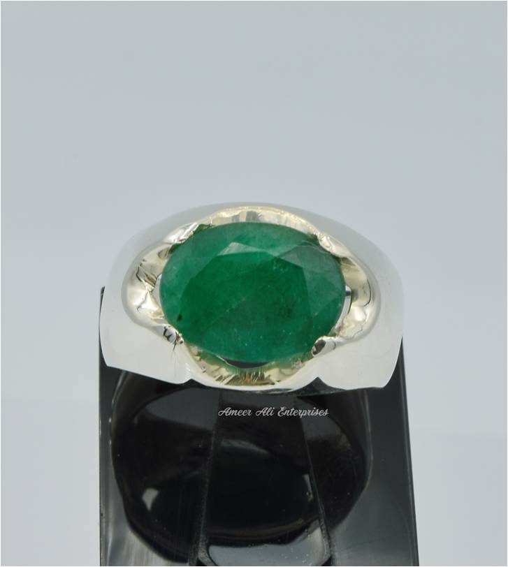 AAE 6246 Chandi Ring 925, Stone: Onyx