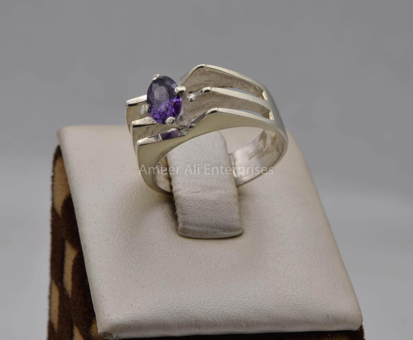 AAE 5700 Chandi Ring 925, Stone: Zircon - AmeerAliEnterprises