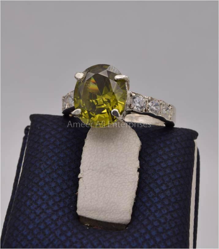 AAE 5506 Chandi Ring 925, Stone: Zircon - AmeerAliEnterprises