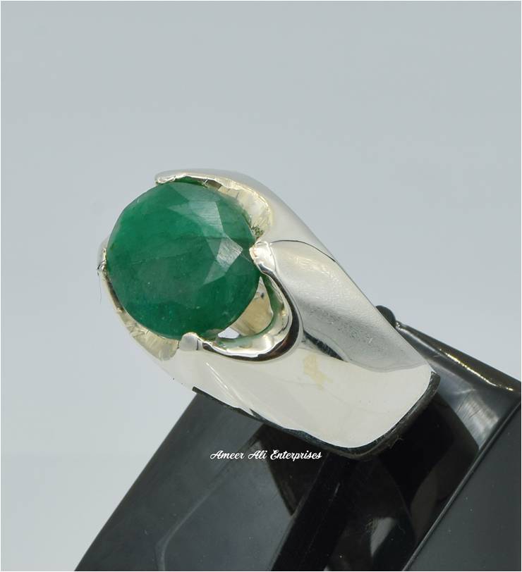 AAE 6246 Chandi Ring 925, Stone: Onyx