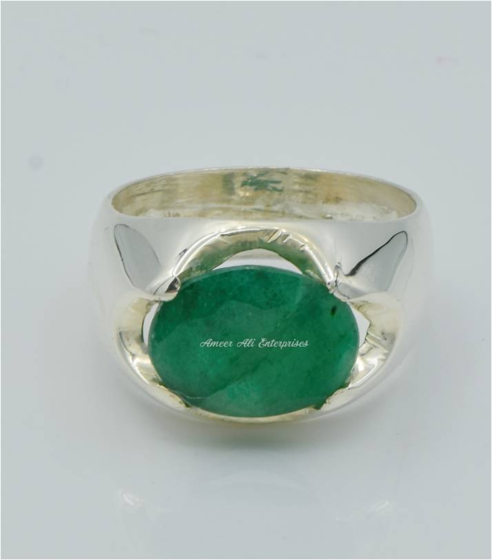 AAE 6246 Chandi Ring 925, Stone: Onyx