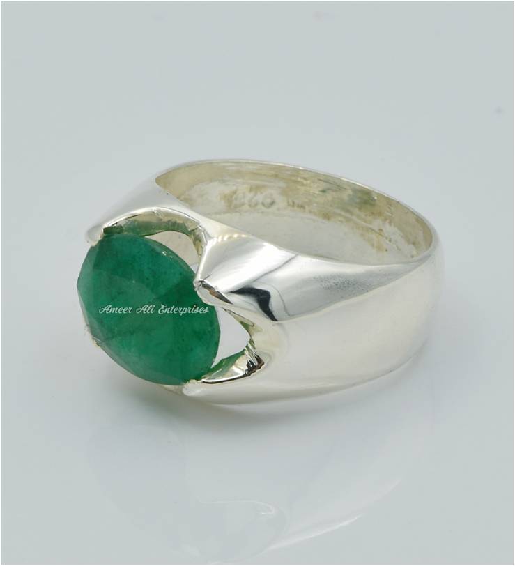 AAE 6246 Chandi Ring 925, Stone: Onyx