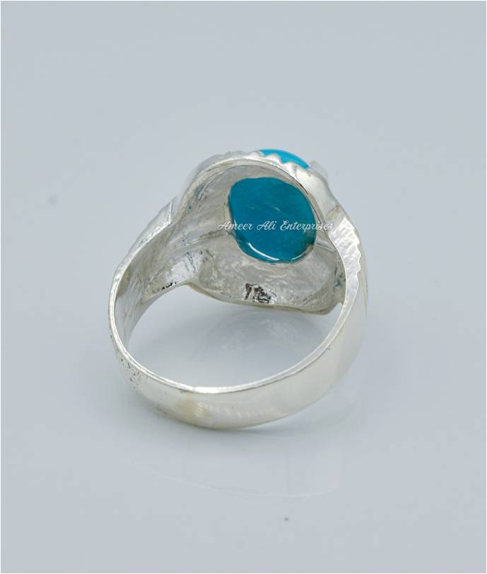 AAE 6579 Chandi Ring 925, Stone: Feroza