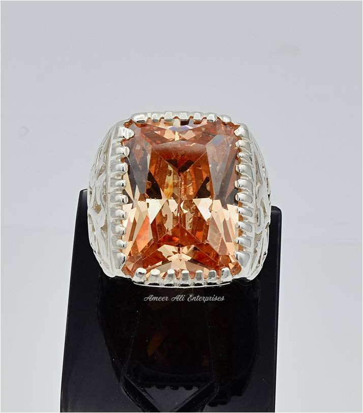 AAE 6645 Chandi Ring 925, Stone: Zircon