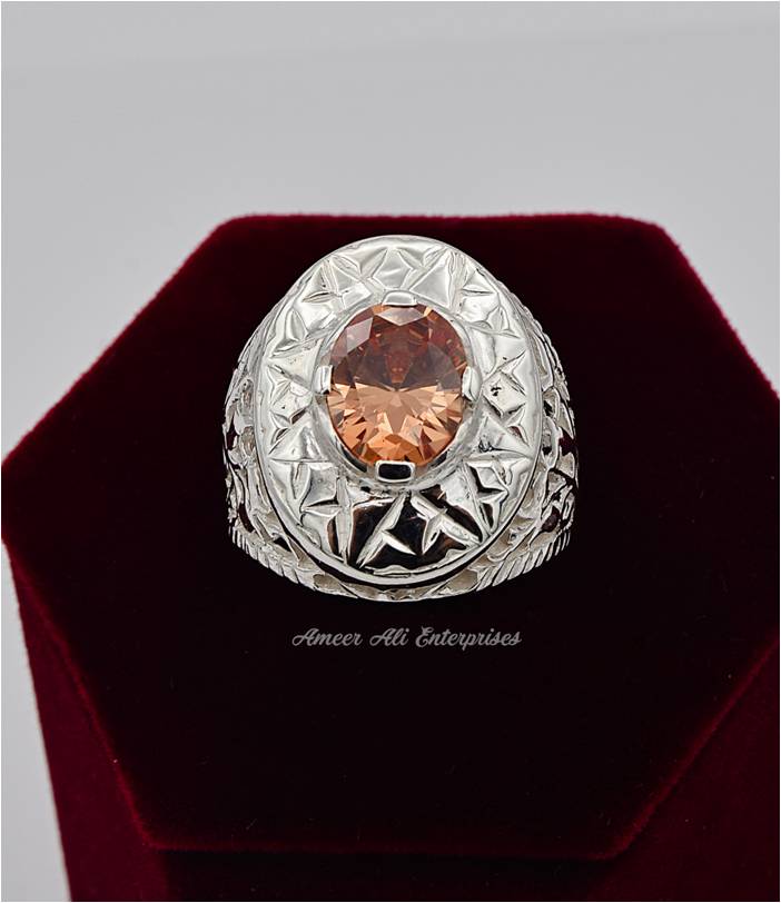AAE 6556 Chandi Ring 925, Stone: Zircon