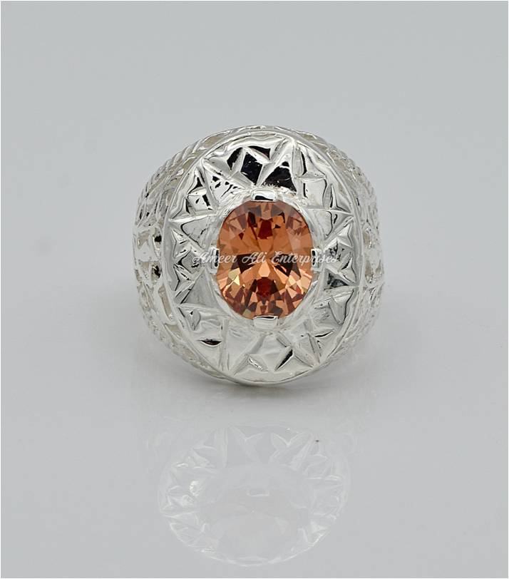 AAE 6556 Chandi Ring 925, Stone: Zircon