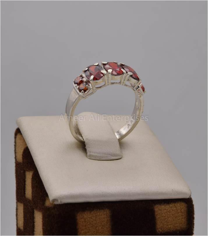 AAE 2522 Chandi Ring 925, Stone: Zircon - AmeerAliEnterprises