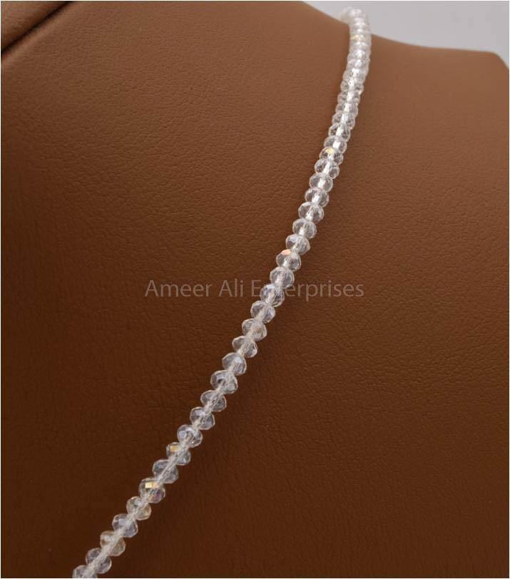 AAE 2497 Chandi Set 925, Stone: Zircon - AmeerAliEnterprises