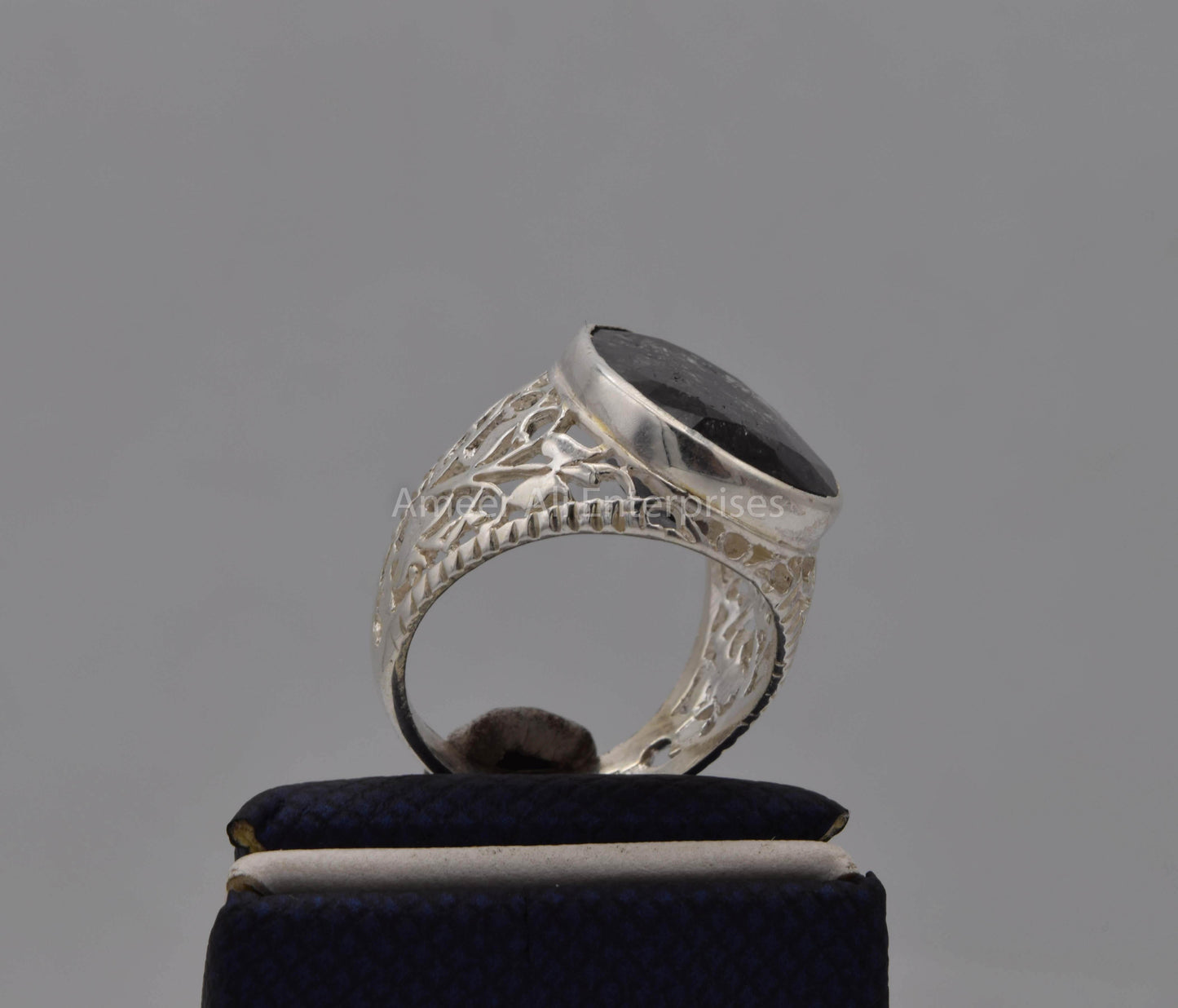 AAE 5652 Chandi Ring, Stone: Moh e Najaf - AmeerAliEnterprises