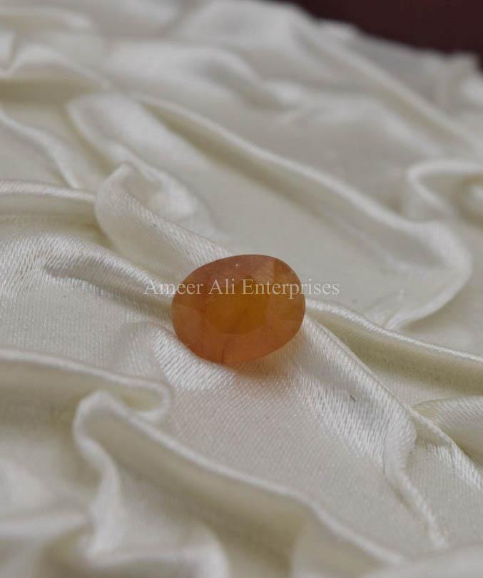 AAE 1327 Yellow Sapphire (Pukhraj) - AmeerAliEnterprises