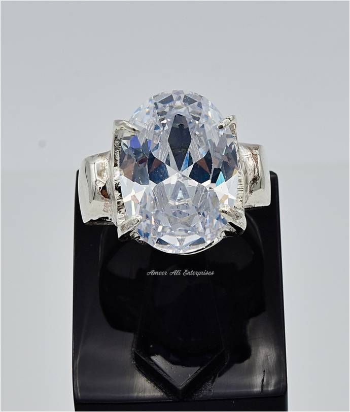 AAE 6598 Chandi Ring 925, Stone: Zircon