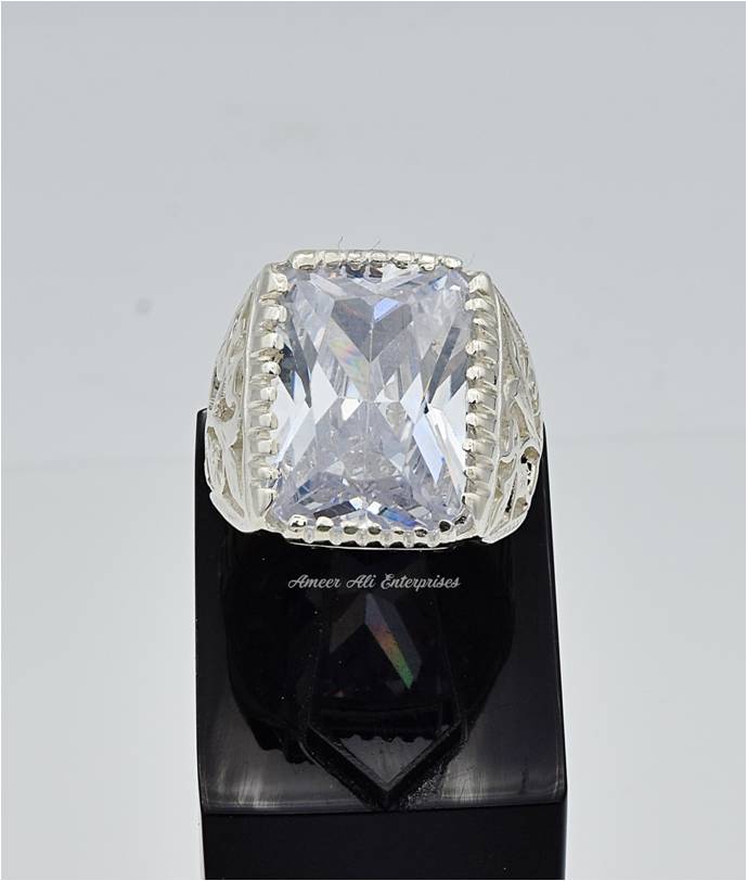 AAE 6646 Chandi Ring 925, Stone: Zircon