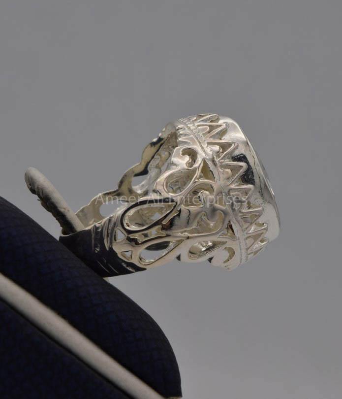 AAE 7775 Chandi Ring 925, Stone: Zircon - AmeerAliEnterprises