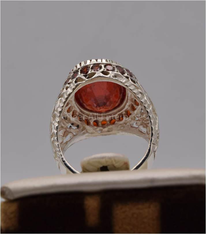 AAE 2480 Chandi Ring 925, Stone: Zircon - AmeerAliEnterprises