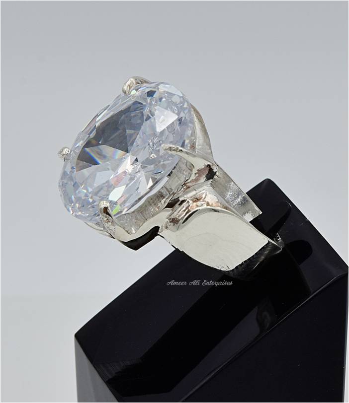 AAE 6598 Chandi Ring 925, Stone: Zircon
