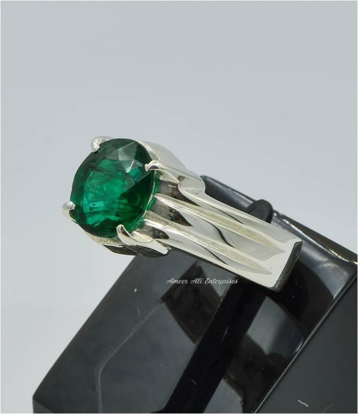 AAE 6248 Chandi Ring 925, Stone: Onyx