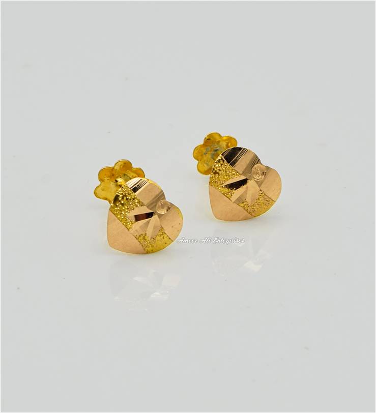 AAE 6266 Gold Ear Studs