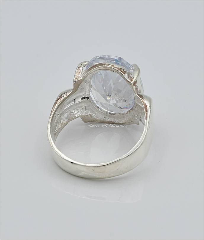 AAE 6598 Chandi Ring 925, Stone: Zircon