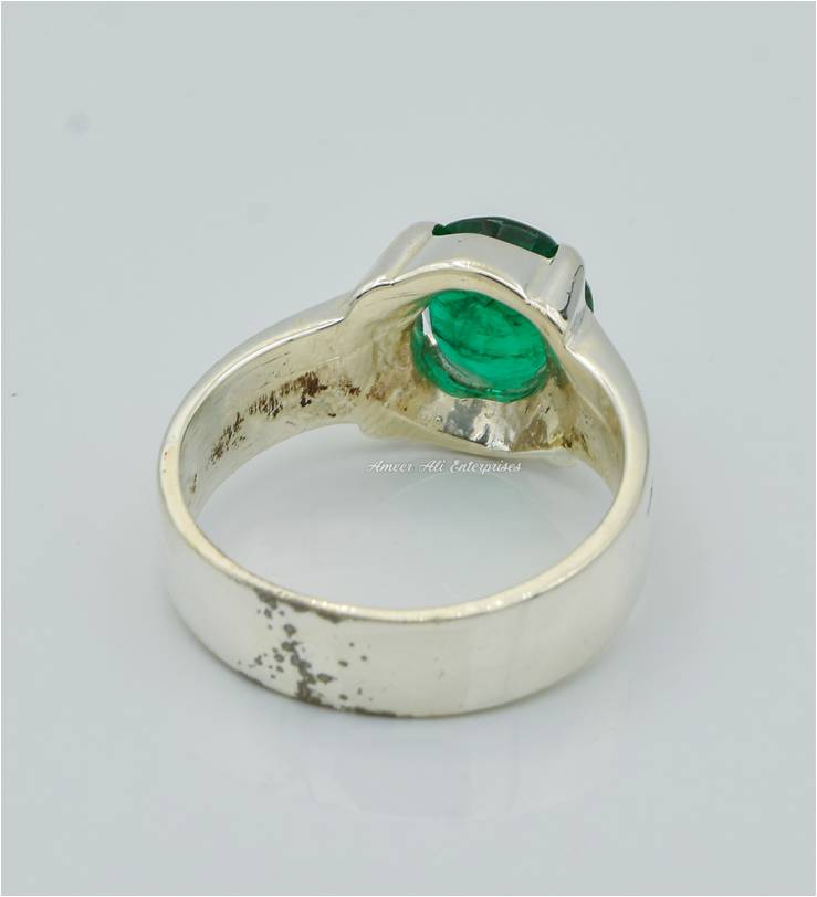AAE 6248 Chandi Ring 925, Stone: Onyx