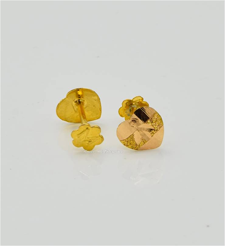 AAE 6266 Gold Ear Studs