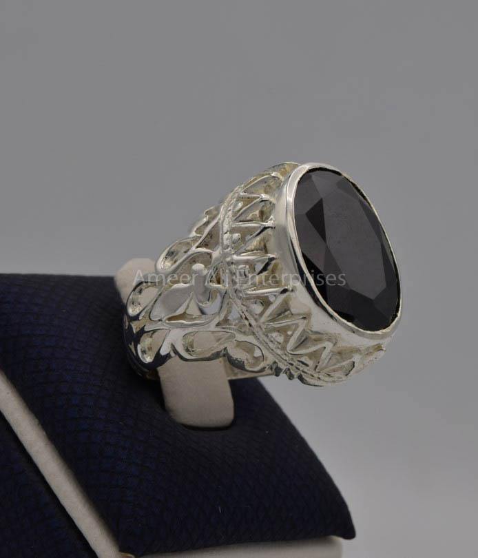 AAE 7719 Chandi Ring 925, Stone: Zircon - AmeerAliEnterprises