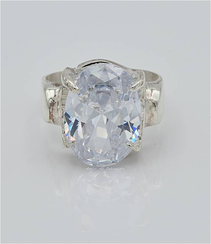 AAE 6598 Chandi Ring 925, Stone: Zircon