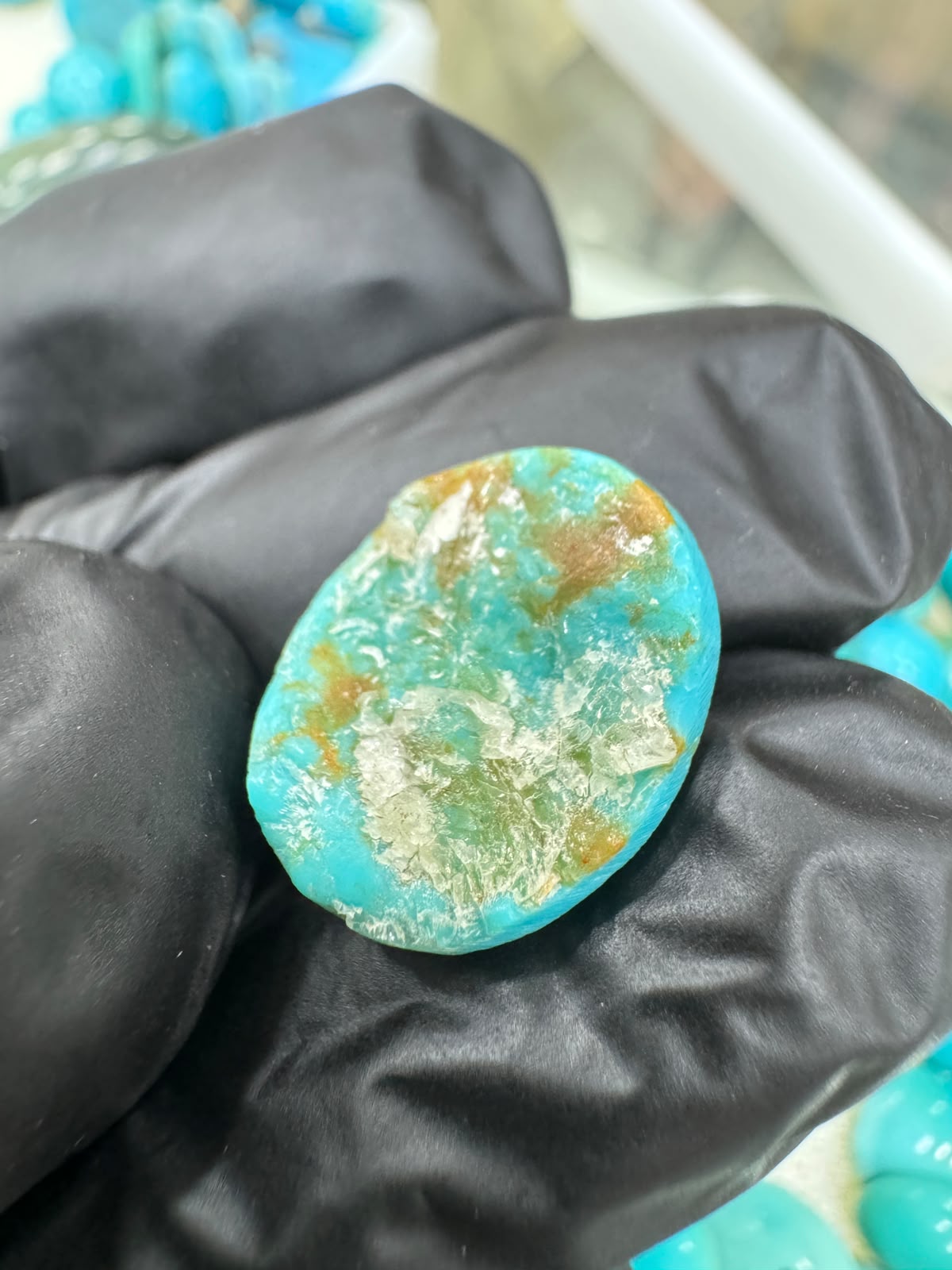 AAE 010 Premium Natural Feroza Stone 6.6 Carat