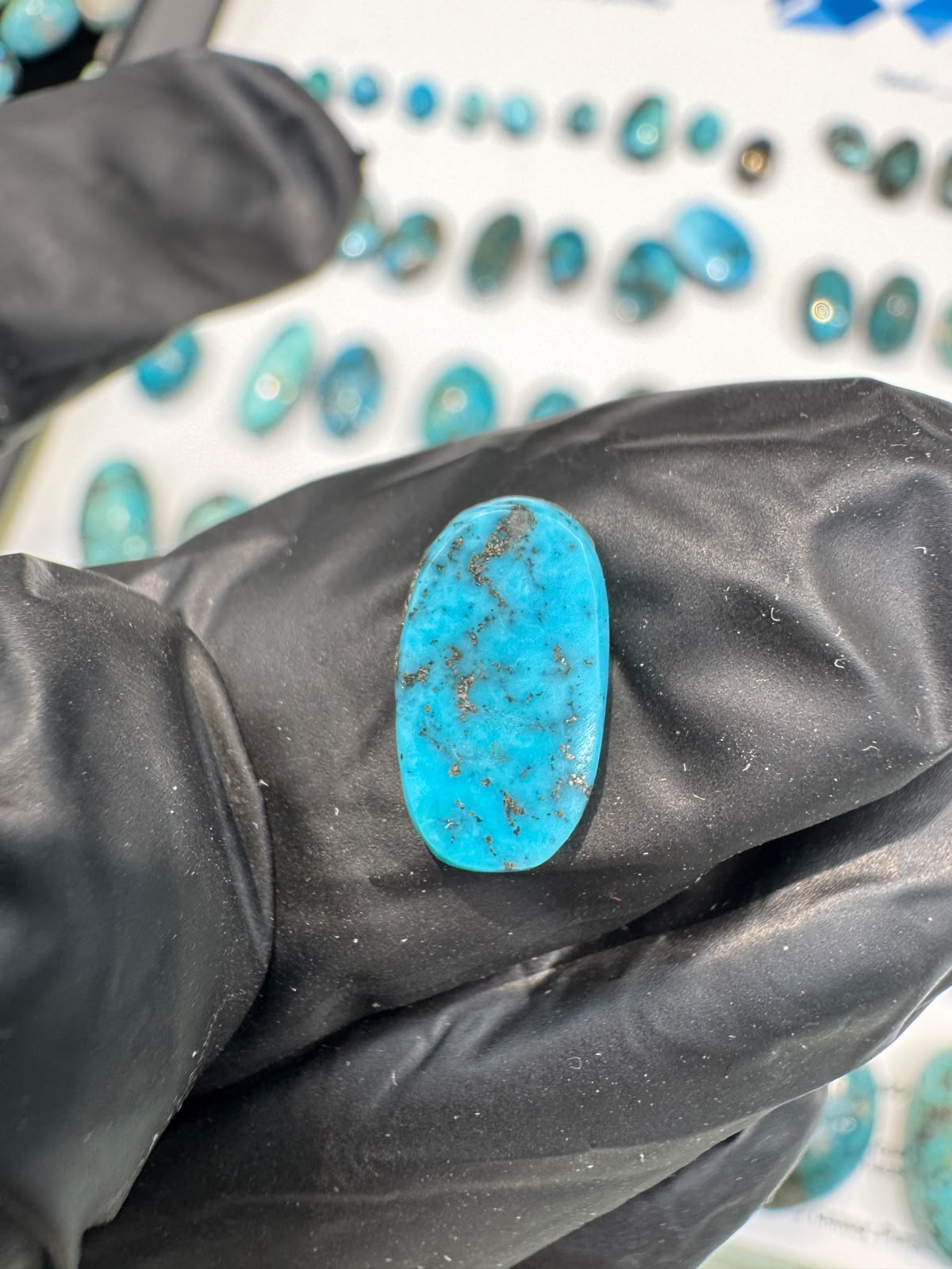 AAE SF 012 Natural Shajri Feroza Stone – Original Turquoise Gemstone