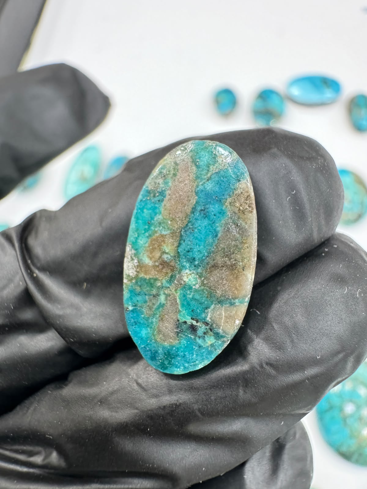 AAE SF 020 Natural Shajri Feroza Stone – Original Turquoise Gemstone