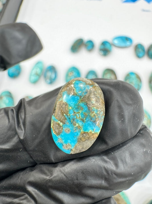 AAE SF 021 Natural Shajri Feroza Stone – Original Turquoise Gemstone