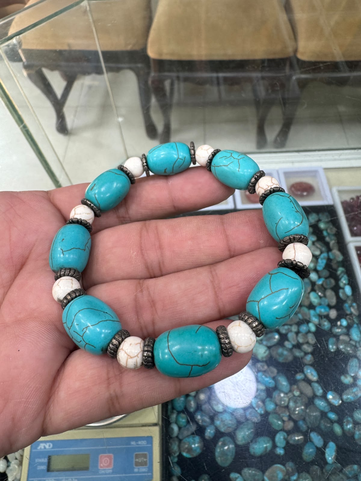 AAE PB 026 Processed Stones Bracelet.
