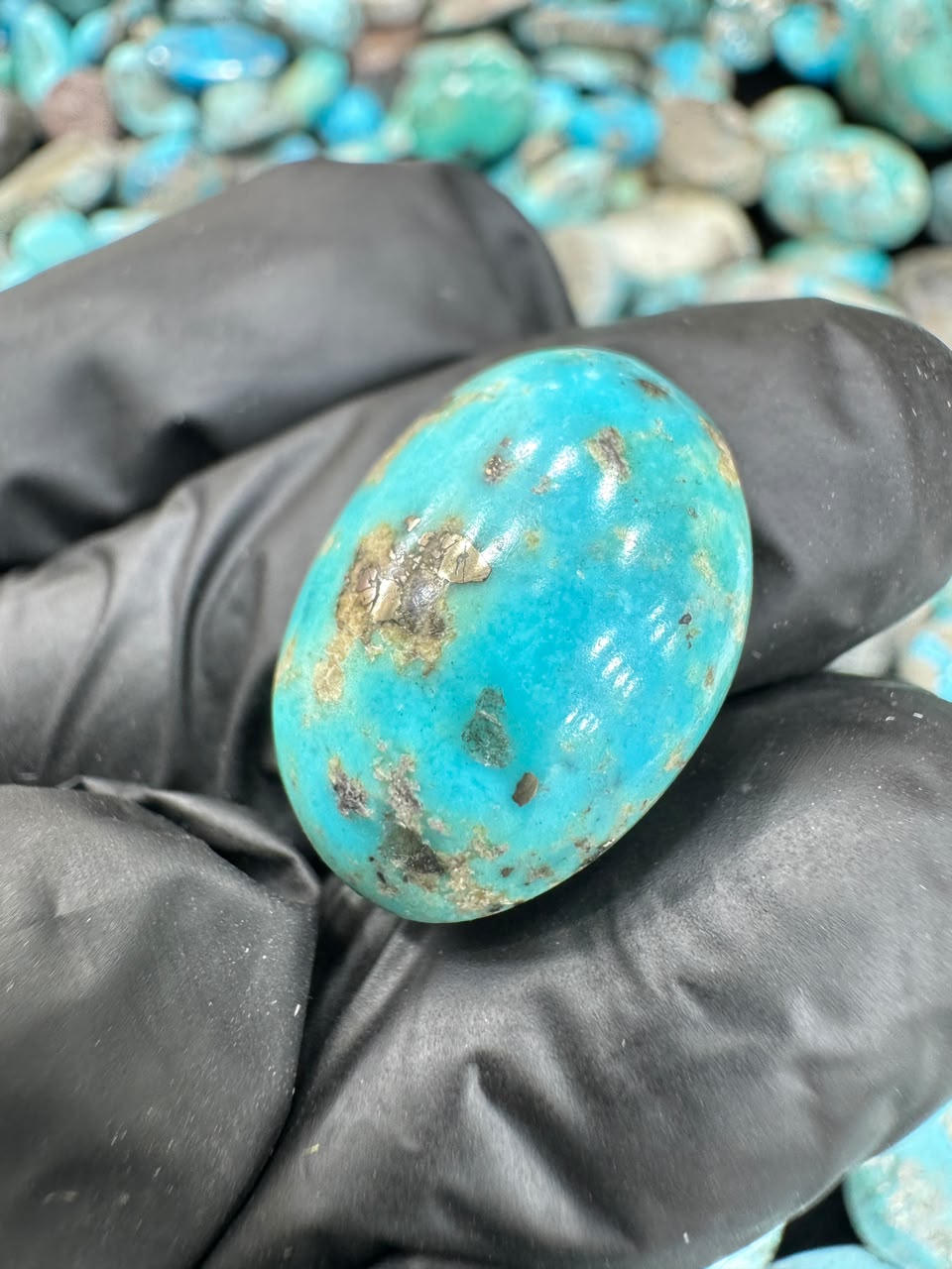AAE SF 031 Natural Shajri Feroza Stone – Original Turquoise Gemstone