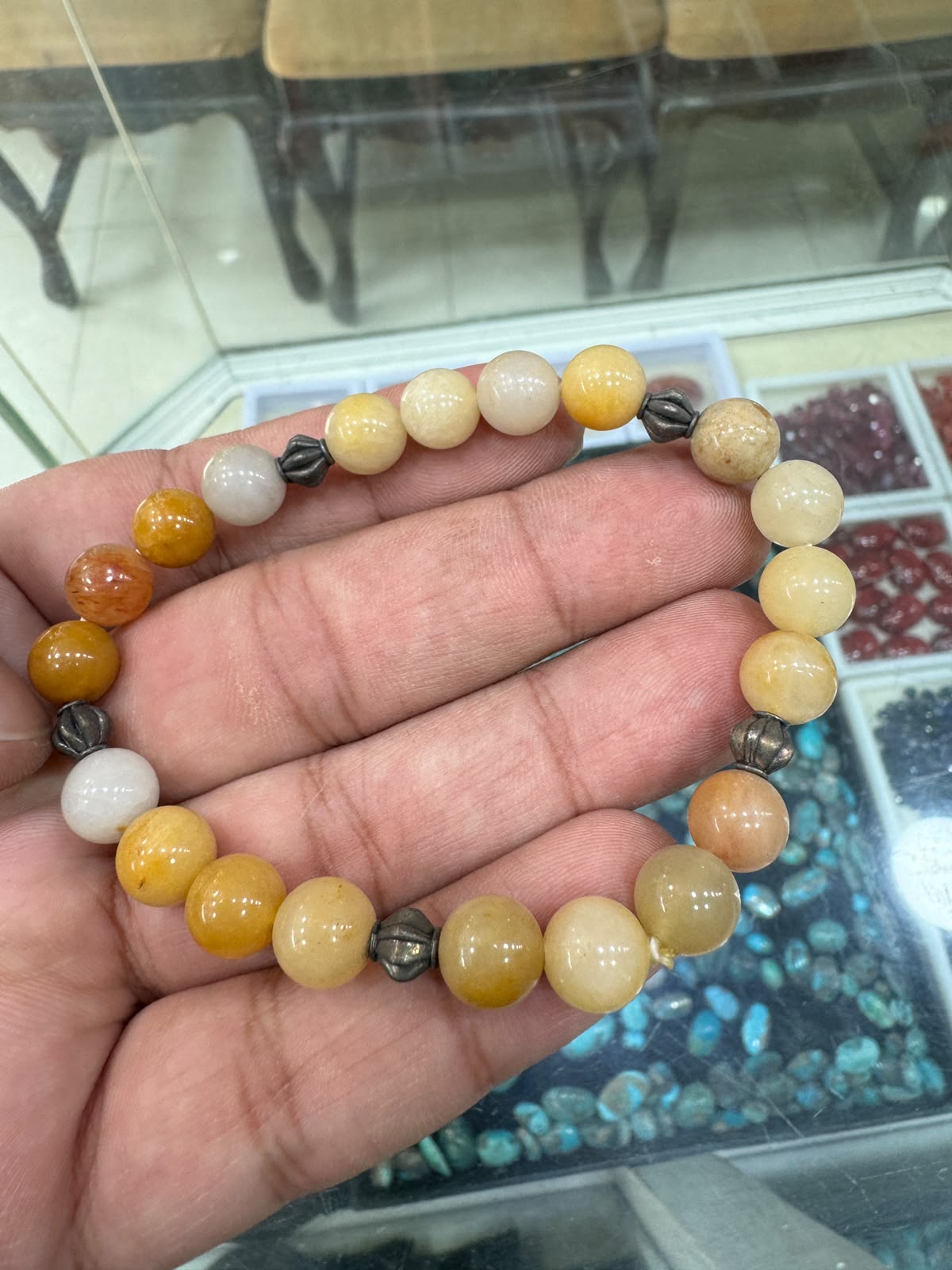 AAE PB 032 Processed Stones Bracelet.