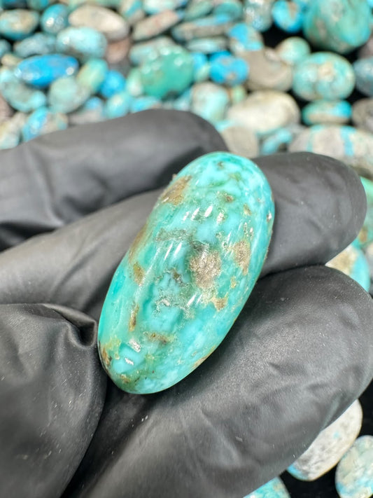 AAE SF 034 Natural Shajri Feroza Stone – Original Turquoise Gemstone
