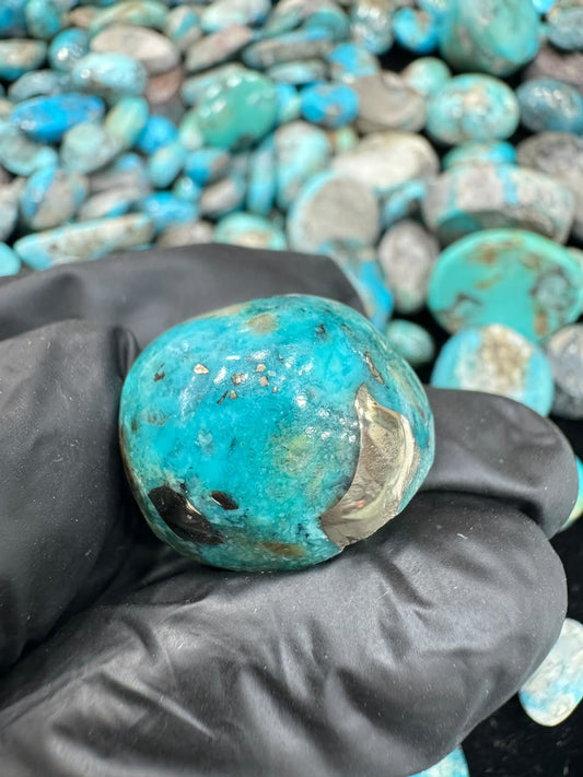 AAE SF 054 Natural Shajri Feroza Stone – Original Turquoise Gemstone