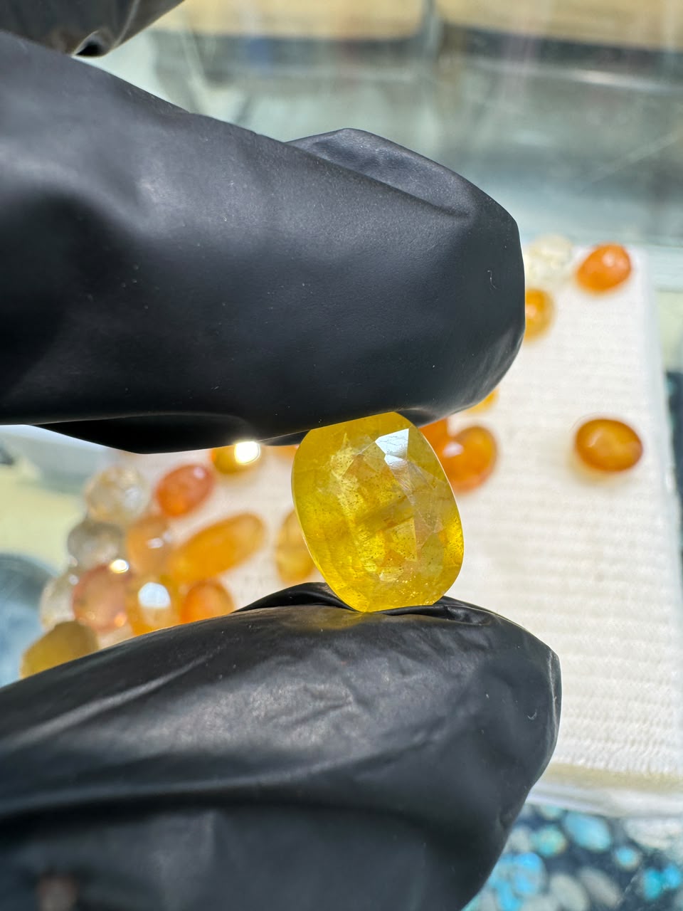AAE 167 Yellow Sapphire (Pukhraj) 6.25 Carat