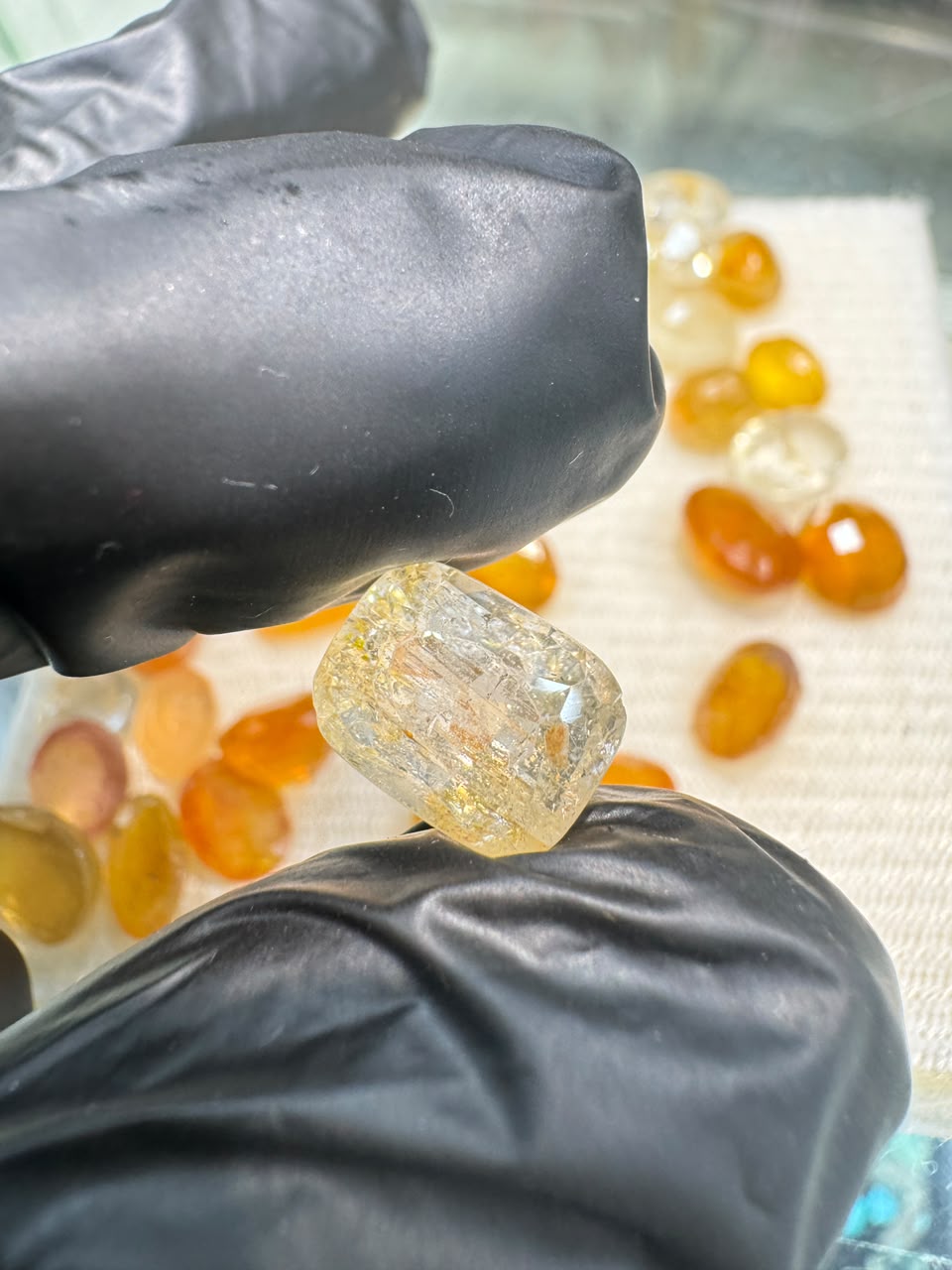 AAE 168 Yellow Sapphire (Pukhraj) 6.55 Carat