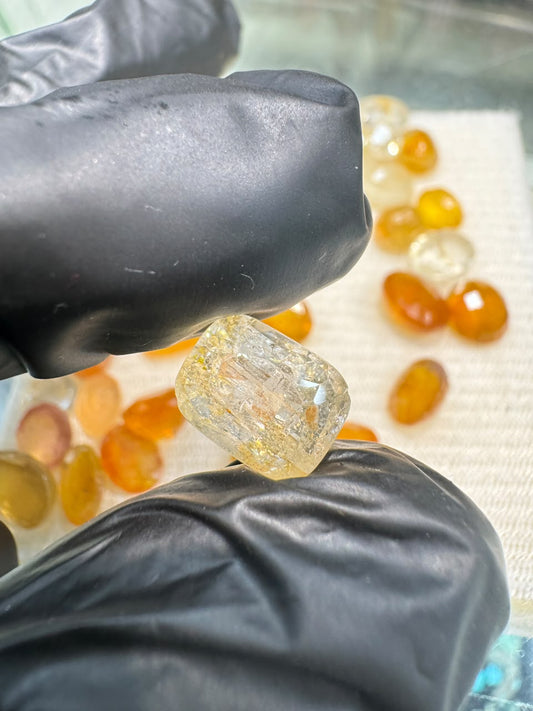 AAE 168 Yellow Sapphire (Pukhraj) 6.55 Carat