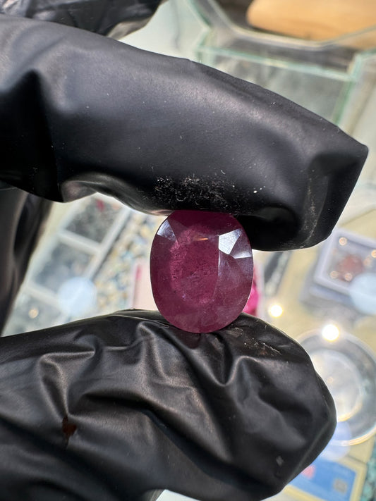 AAE 194 Ruby Yaqoot Stone 11 Carat
