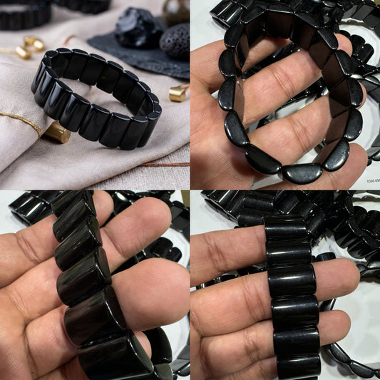 AAE PB 005 Black Aqeeq Bracelet