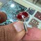 AAE 7776 Chandi Ring 925, Stone: Irani Poota Yaqoot (Anari Yaqoot)