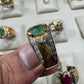 AAE 7778 Chandi Ring 925, Stone Emerald (Zamurd)